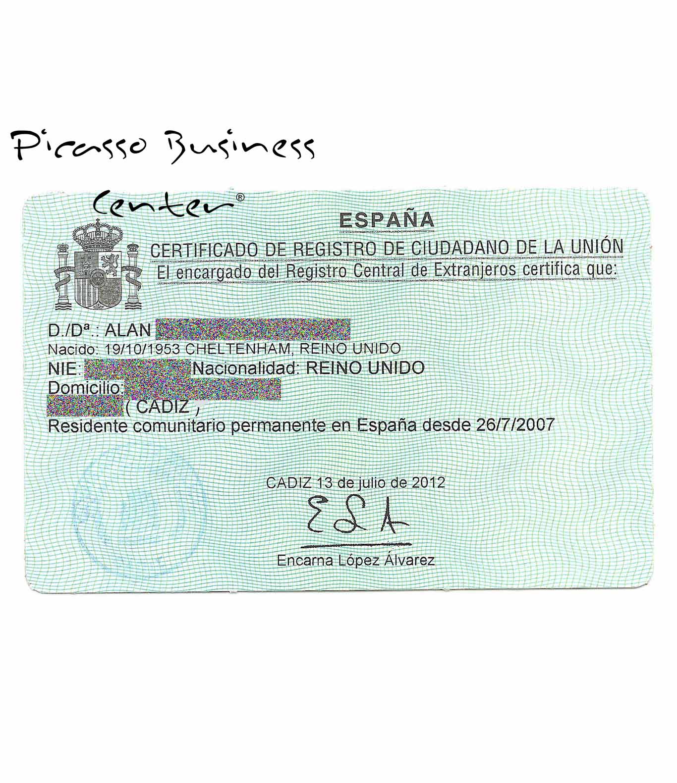 Extranjeros por intereses económicos o profesionales